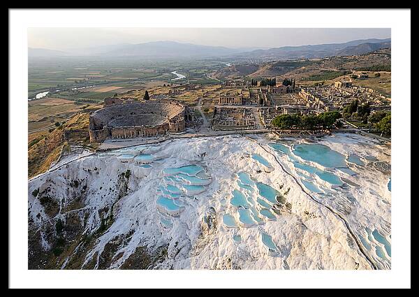 Pamukkale And Hierapolis From Above