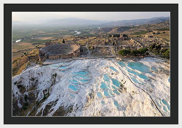 Pamukkale And Hierapolis From Above