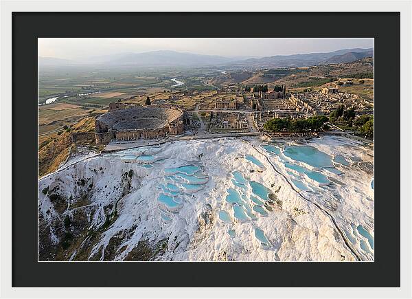 Pamukkale And Hierapolis From Above