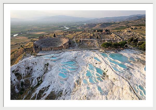 Pamukkale And Hierapolis From Above