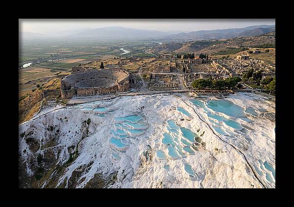 Pamukkale And Hierapolis From Above
