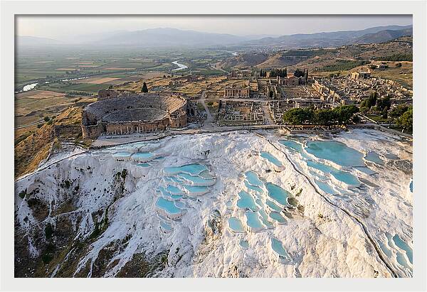 Pamukkale And Hierapolis From Above