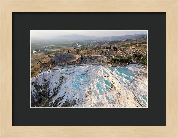 Pamukkale And Hierapolis From Above
