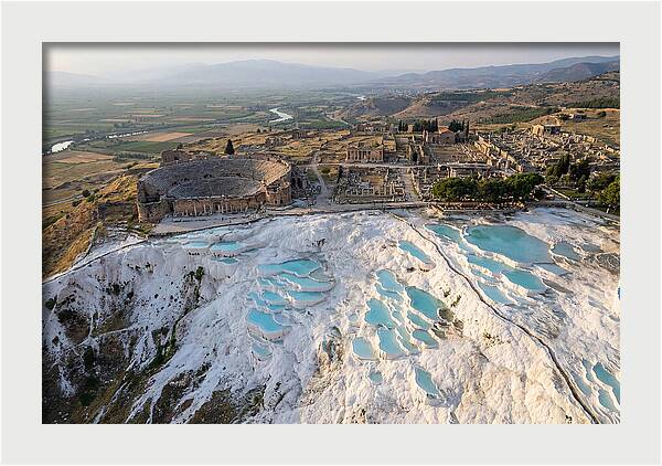 Pamukkale And Hierapolis From Above