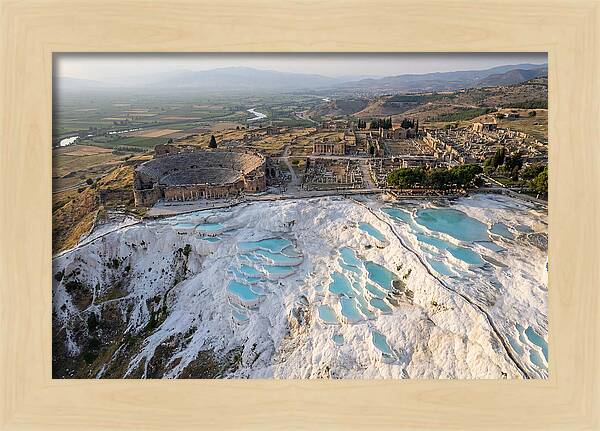 Pamukkale And Hierapolis From Above