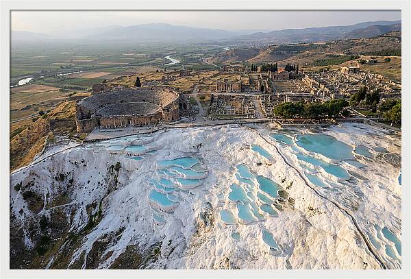 Pamukkale And Hierapolis From Above