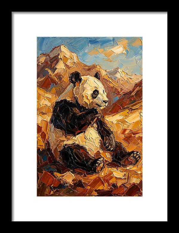 Panda In The Mountains