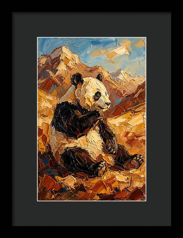 Panda In The Mountains