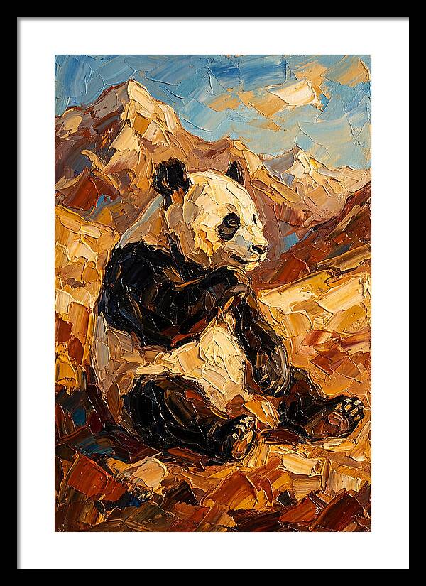 Panda In The Mountains