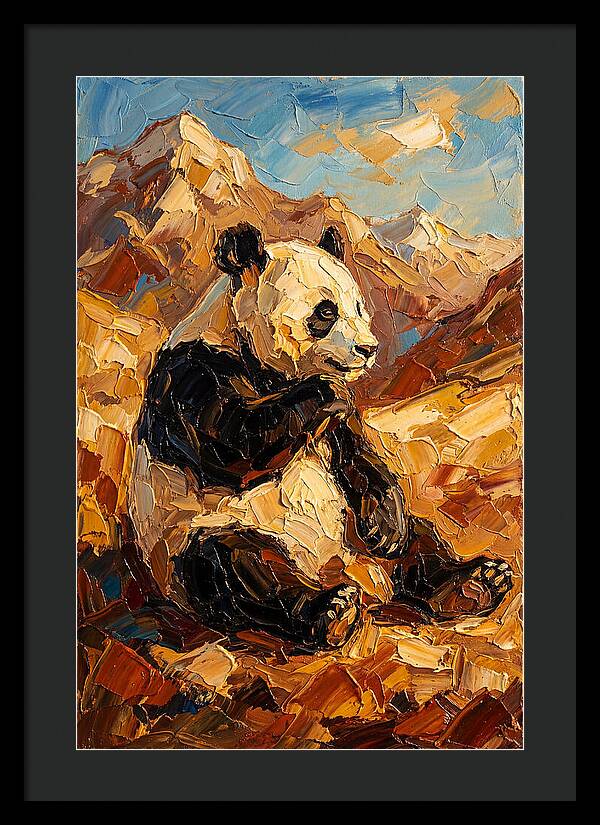 Panda In The Mountains