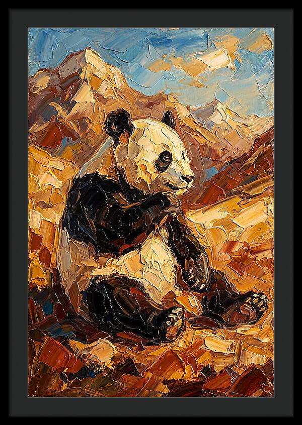 Panda In The Mountains