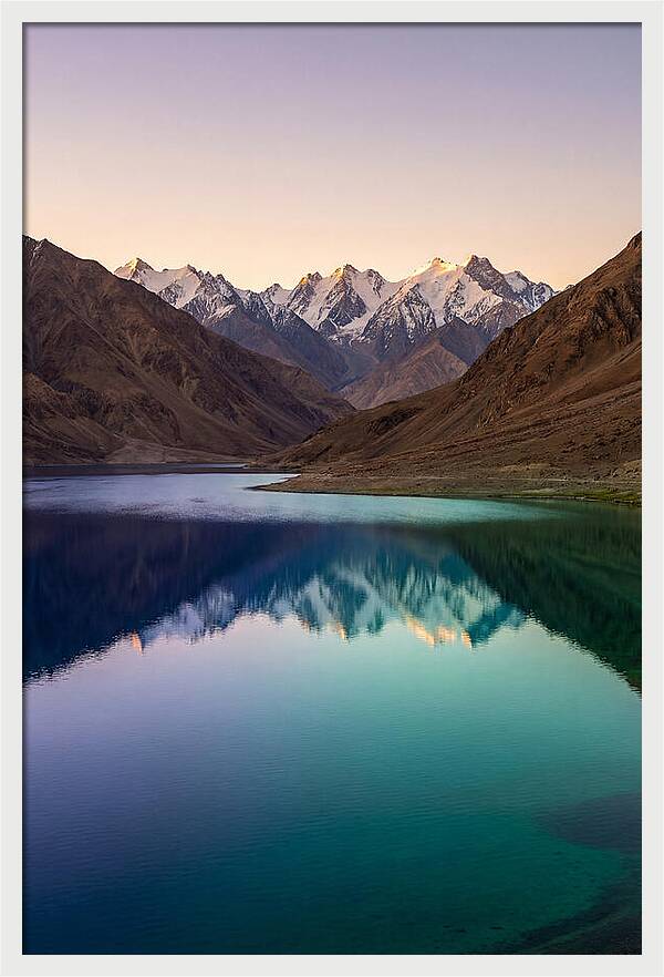 Pangong Tso Lake At Dawn