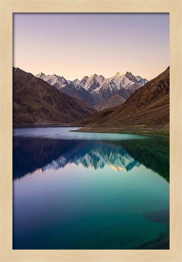 Pangong Tso Lake At Dawn
