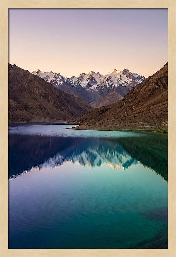 Pangong Tso Lake At Dawn