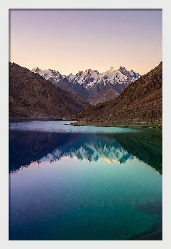 Pangong Tso Lake At Dawn