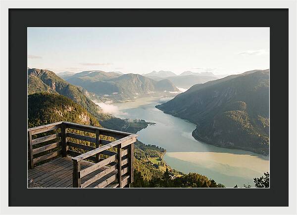 Panoramic View Of Preikestolen Fjord