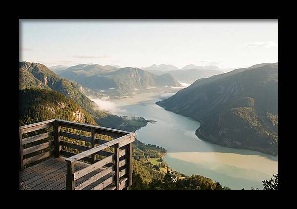 Panoramic View Of Preikestolen Fjord