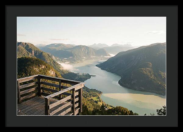 Panoramic View Of Preikestolen Fjord