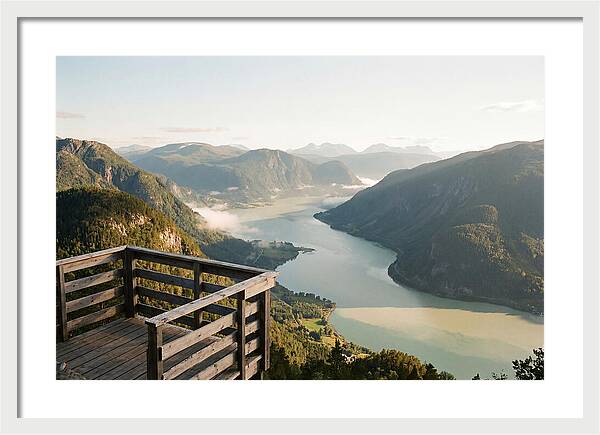 Panoramic View Of Preikestolen Fjord
