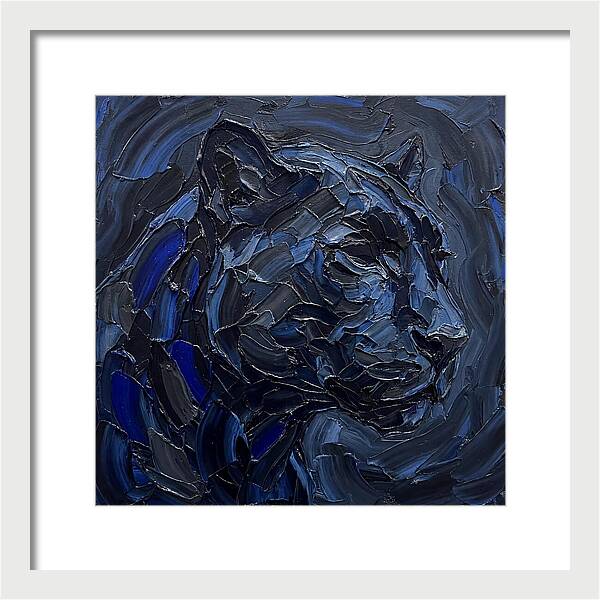 Panther In Shades Of Blue