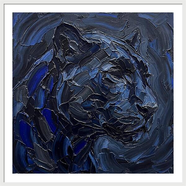 Panther In Shades Of Blue