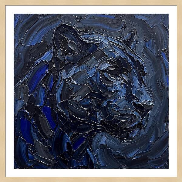 Panther In Shades Of Blue