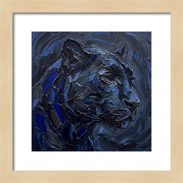 Panther In Shades Of Blue