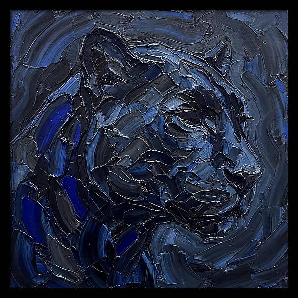 Panther In Shades Of Blue