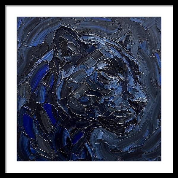 Panther In Shades Of Blue