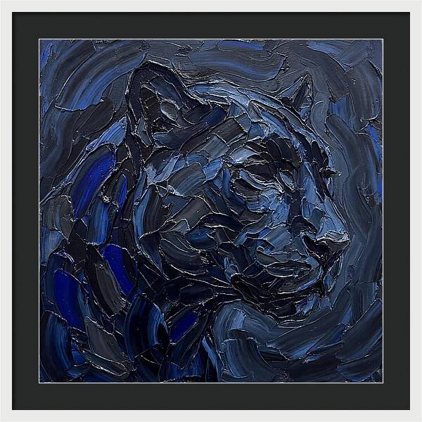 Panther In Shades Of Blue