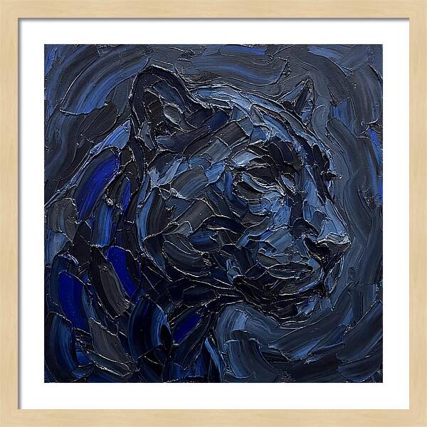 Panther In Shades Of Blue