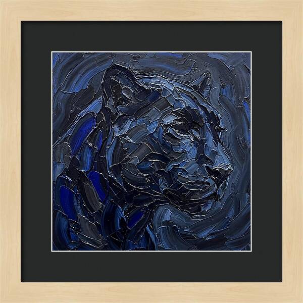 Panther In Shades Of Blue