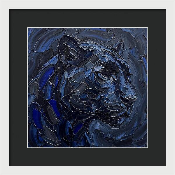Panther In Shades Of Blue