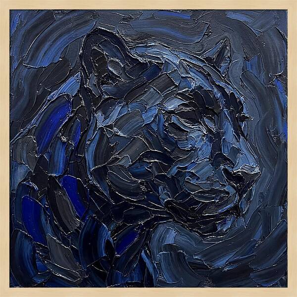 Panther In Shades Of Blue