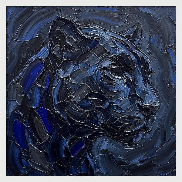 Panther In Shades Of Blue