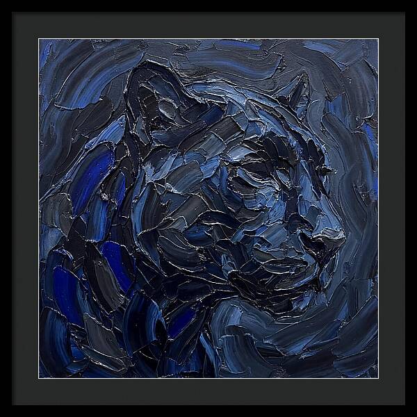 Panther In Shades Of Blue