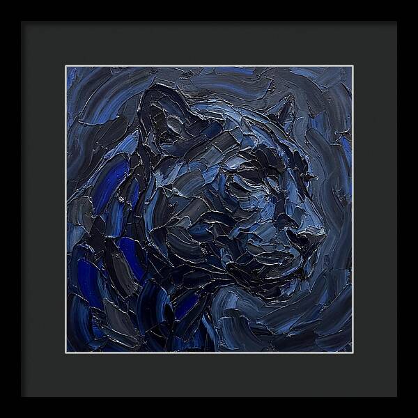 Panther In Shades Of Blue