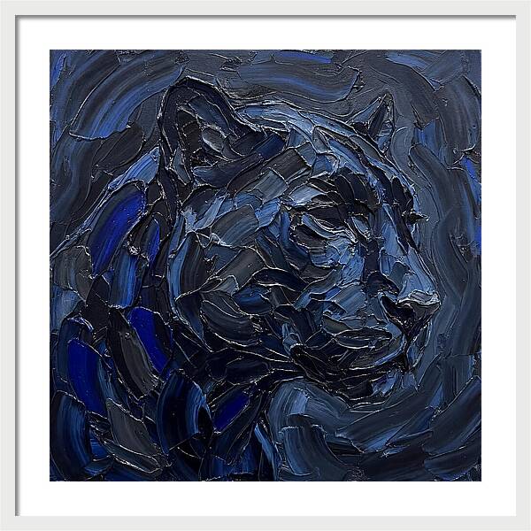 Panther In Shades Of Blue