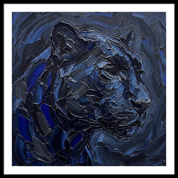 Panther In Shades Of Blue