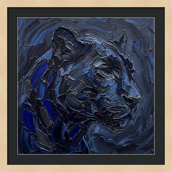 Panther In Shades Of Blue