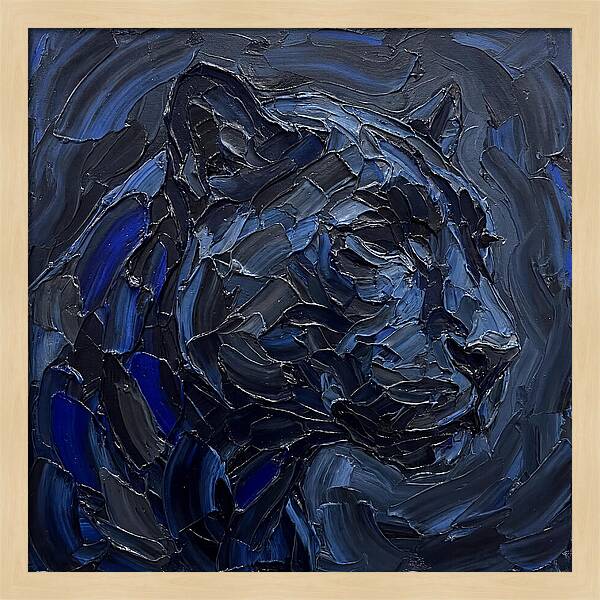 Panther In Shades Of Blue