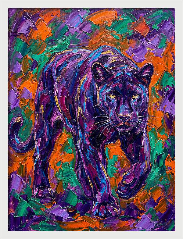Panther In Vibrant Colors