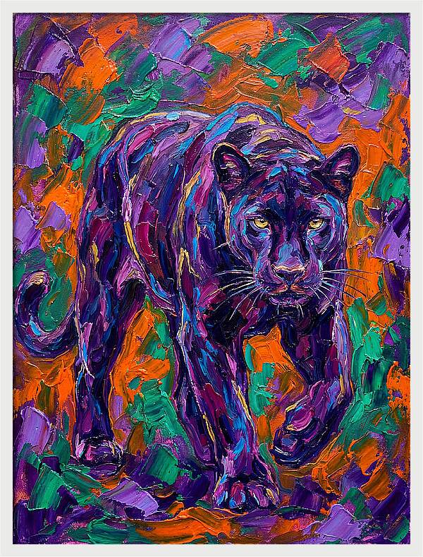 Panther In Vibrant Colors