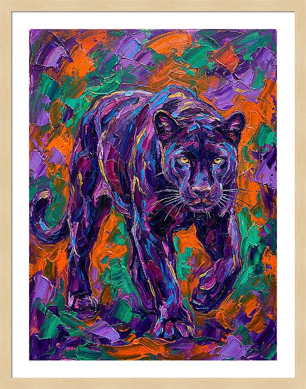 Panther In Vibrant Colors
