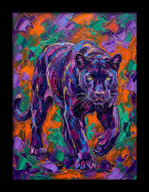 Panther In Vibrant Colors