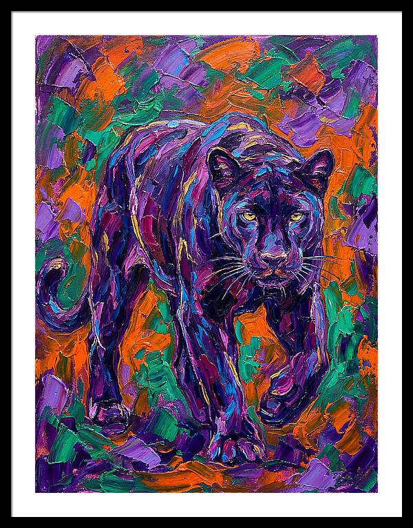 Panther In Vibrant Colors