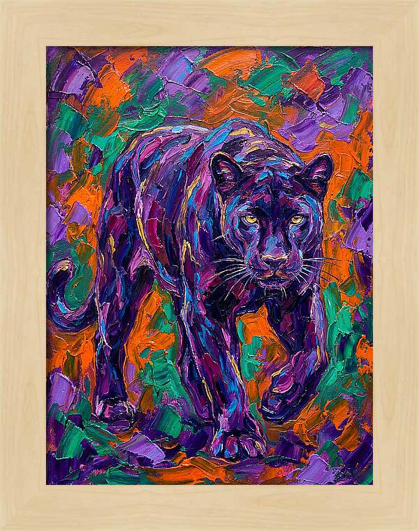 Panther In Vibrant Colors