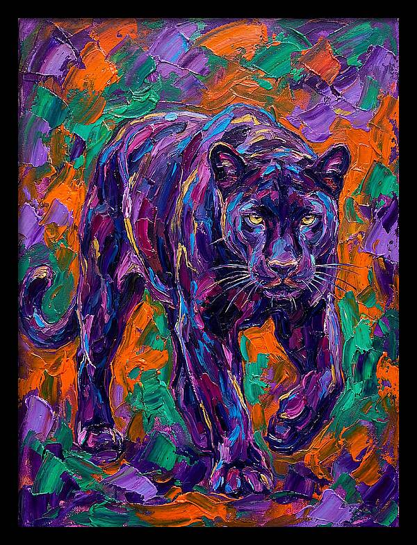 Panther In Vibrant Colors