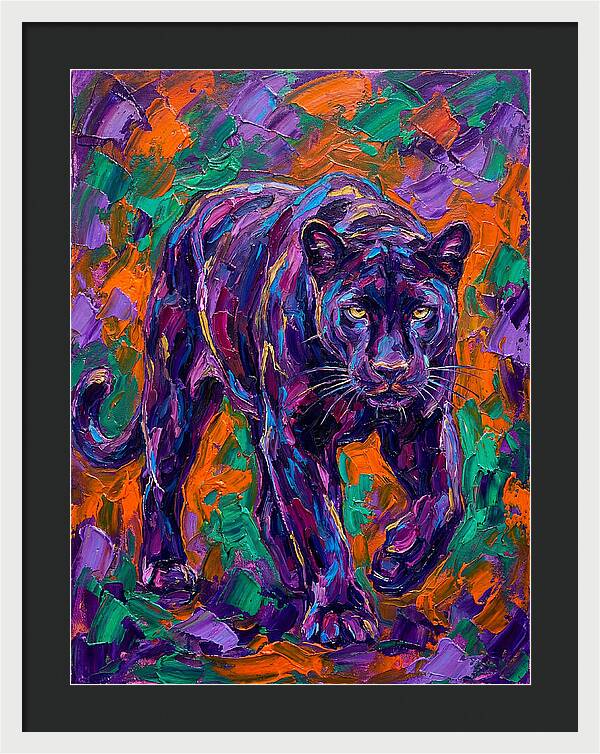 Panther In Vibrant Colors