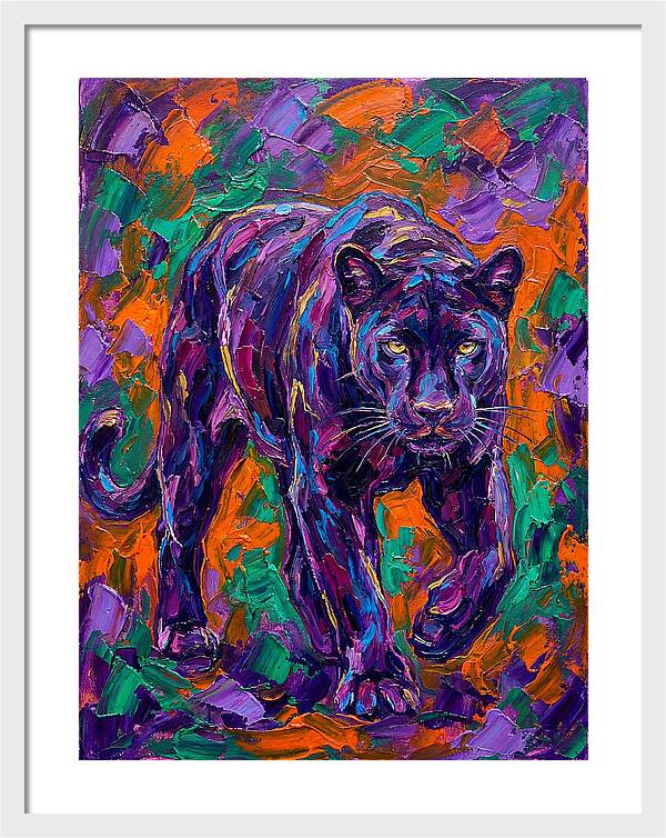 Panther In Vibrant Colors